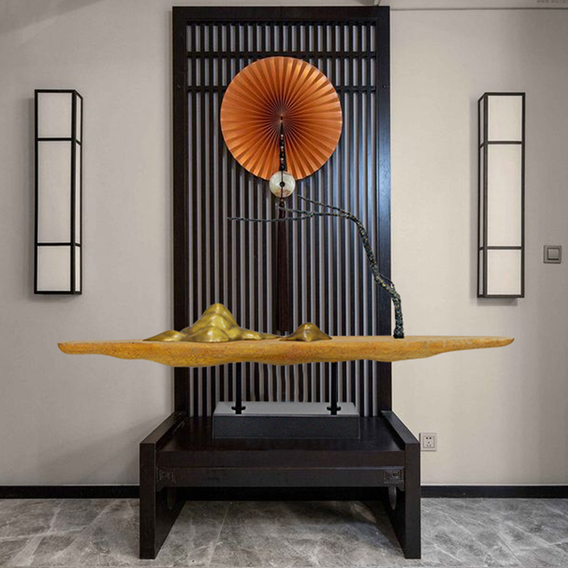 藝術(shù)雕塑斜陽2